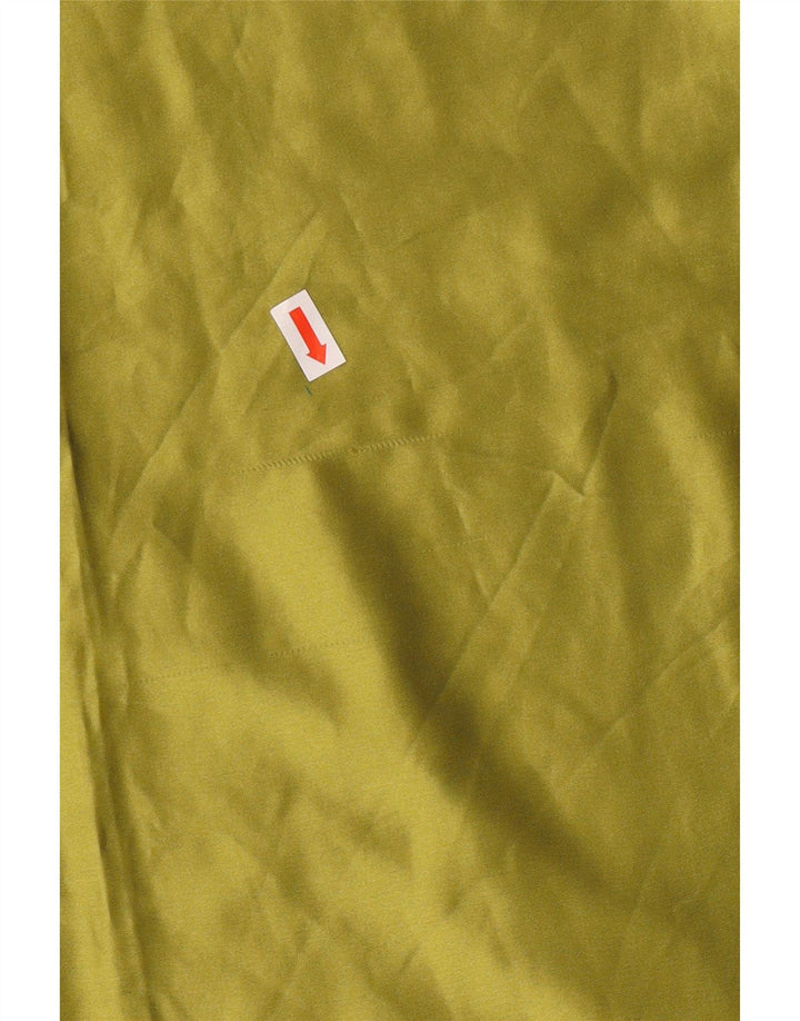 Vintage mujer delantal vestido Reino Unido 14 verde grande