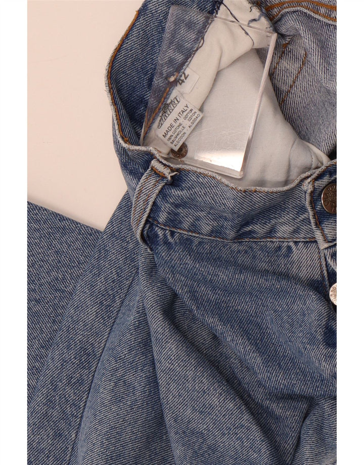 El Charro Jeans Cónicos Para Mujer IT 42 Mediano W34 L29 Algodón Azul