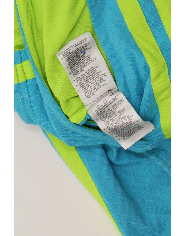Adidas - Sudadera con capucha para mujer, talla 40, poliéster azul medio