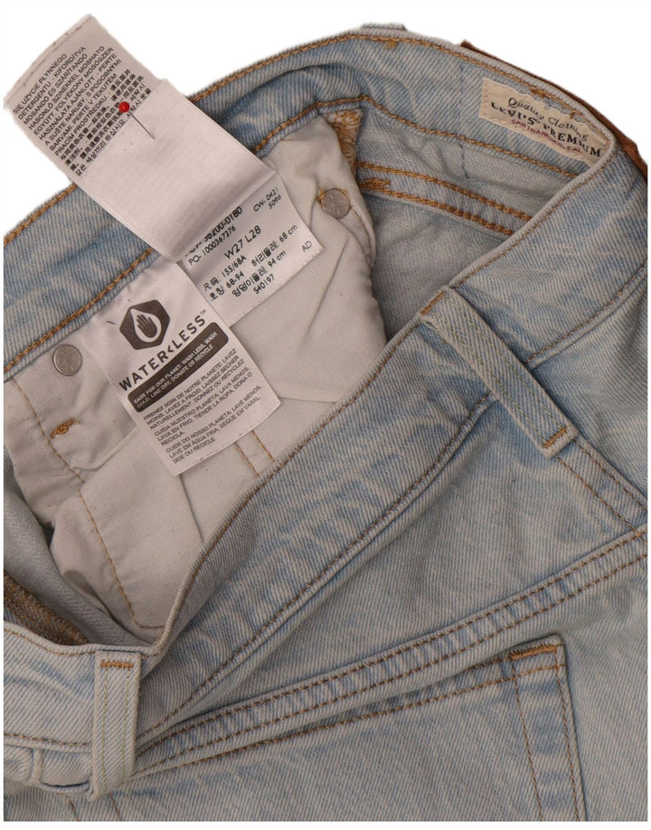 Vaqueros Levi's Mujer 501 Rectos W27 L28 Algodón Azul