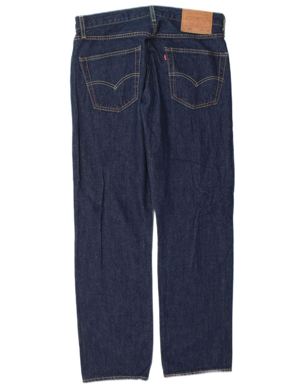 Levi's Hombre 501 Vaqueros Rectos W31 L30 Algodón Azul Marino
