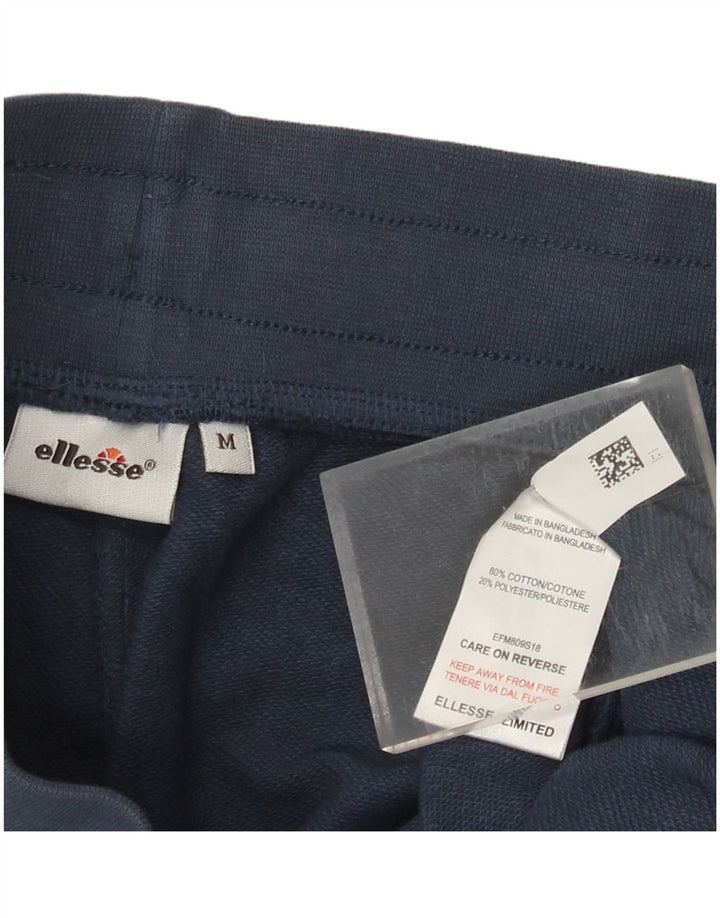 Ellesse Hombre Pantalones De Chándal Gráfico Joggers Medium Azul Marino Deportes