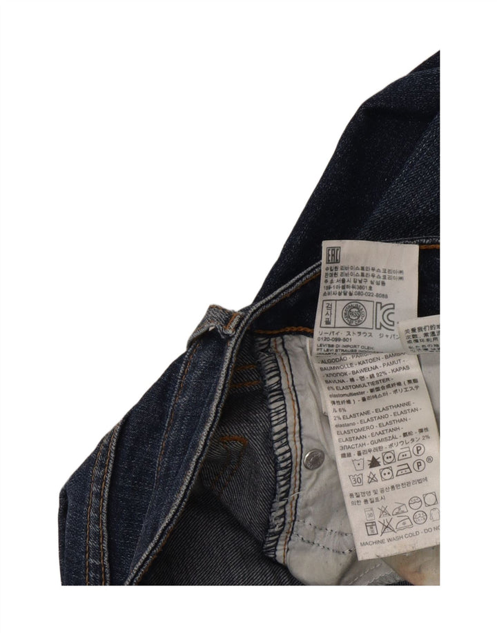 Vaqueros Levi's Mujer 714 Rectos W23 L33 Algodón Azul