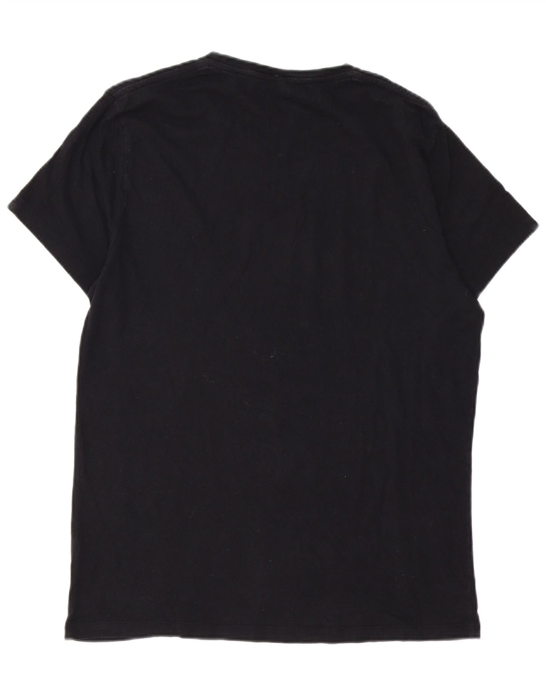 JACK WILLS Camiseta para hombre Top grande de algodón negro