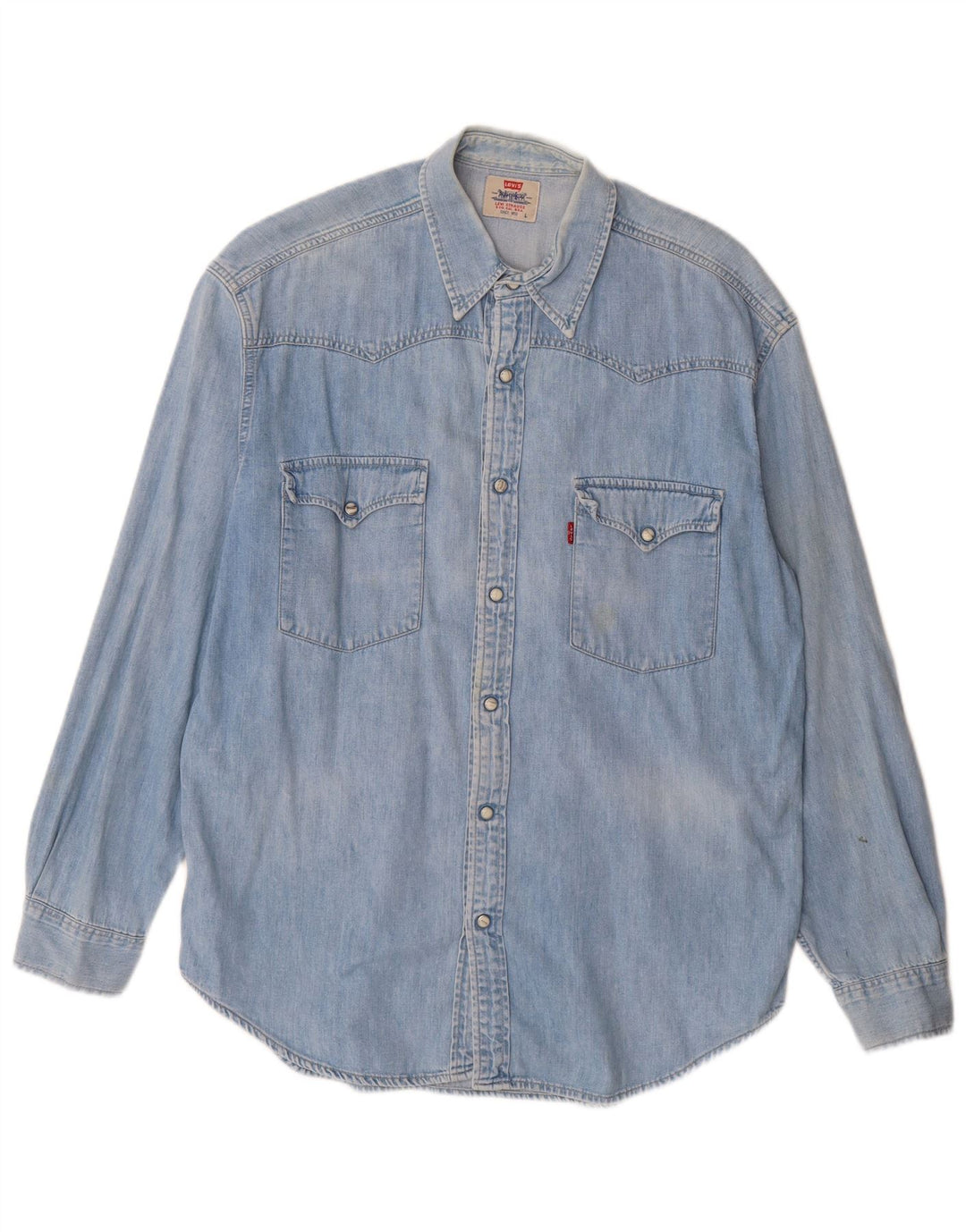 Camisa vaquera Levi's para hombre de algodón azul grande