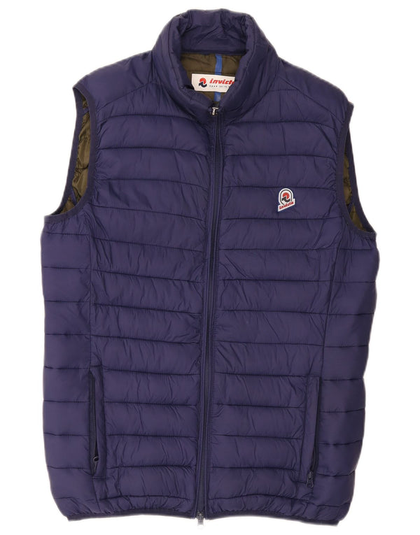 Chaleco acolchado para hombre Invicta UK 38 Medium Azul marino Poliamida