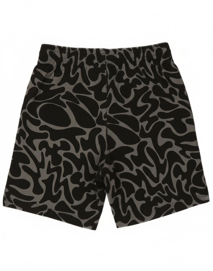 Reebok Pantalones cortos deportivos para hombre XS Negro Camuflaje Poliéster