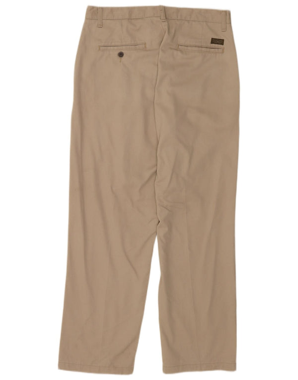 Pantalones chinos rectos Lee para hombre W33 L30 Algodón beige