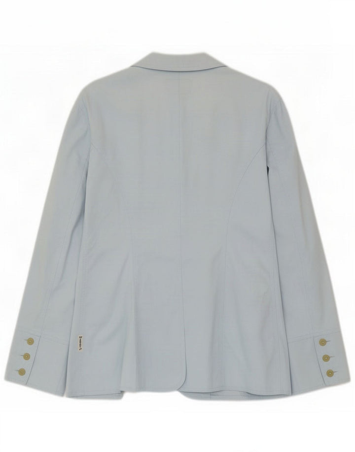 Chaqueta tipo blazer de 1 botón para mujer Armani UK 46 Algodón azul grande
