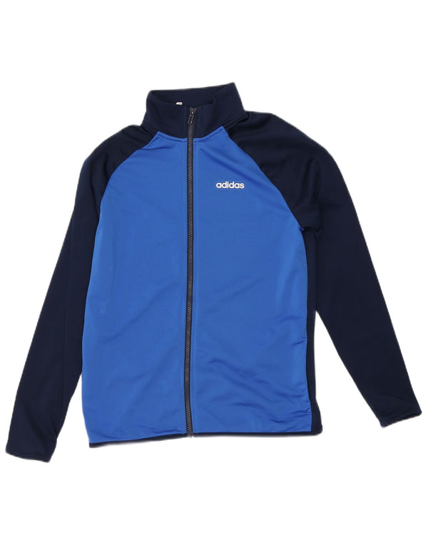 ADIDAS Chaqueta de chándal para niño 13-14 años Azul marino Colorblock