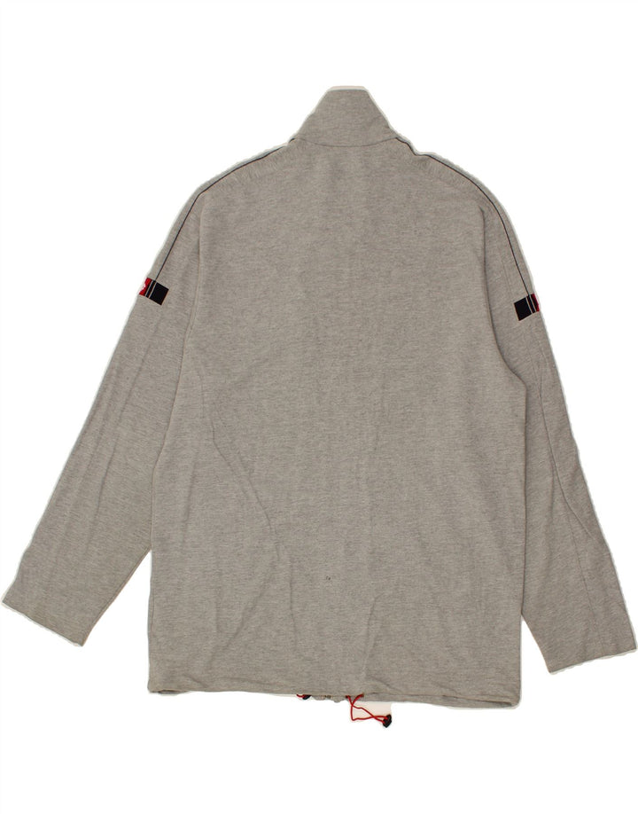 LOTTO Mens Tracksuit Top Jacket Large Grey Cotton Vintage Lotto and Second-Hand Lotto from Messina Hembry 