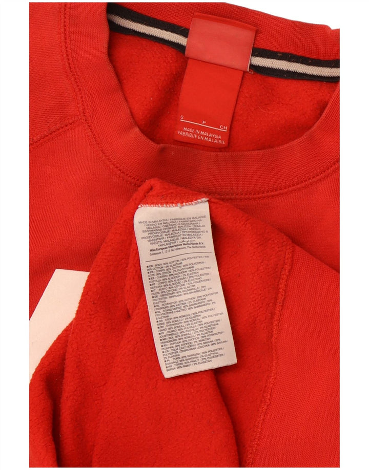 Nike Hombre Sudadera Gráfica Jersey Pequeño Algodón Rojo