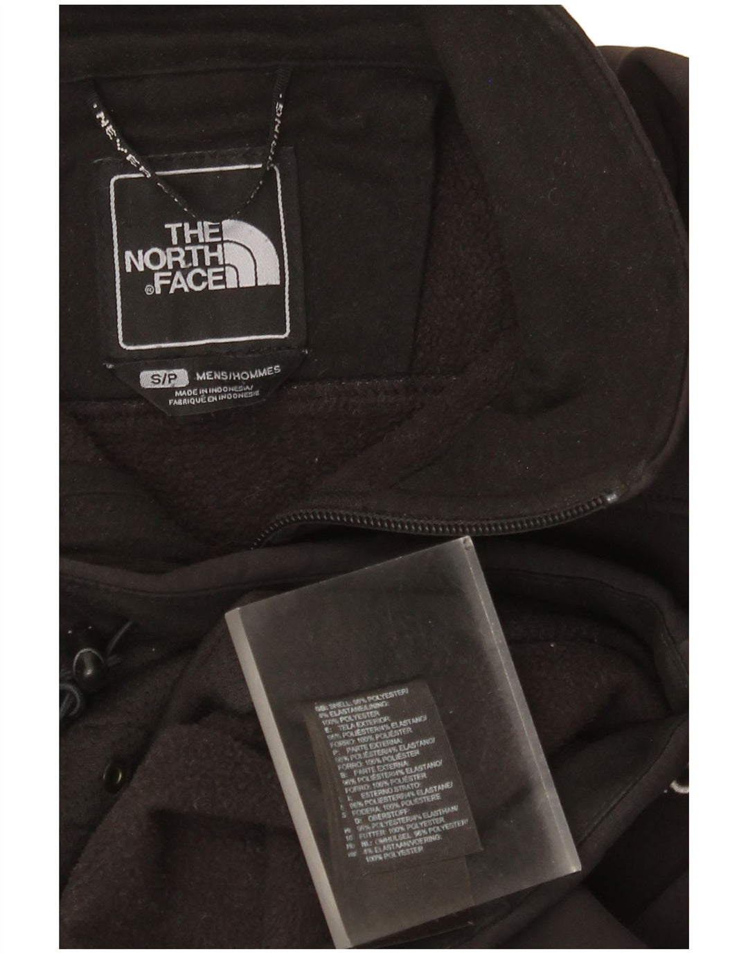 The North Face Chaqueta cortavientos para hombre UK 36 Small Poliéster negro