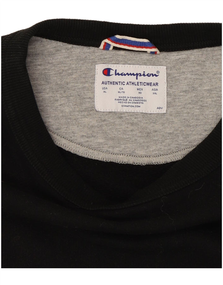 CHAMPION Sudadera Jumper Hombre XL Negro