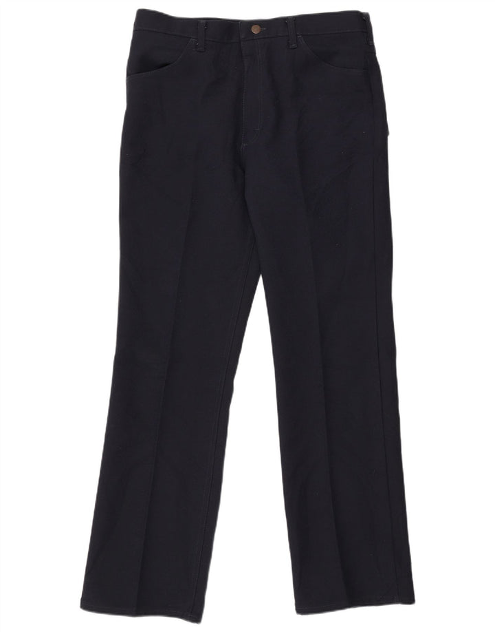 WRANGLER Pantalones informales rectos para hombre W36 L32 Azul marino