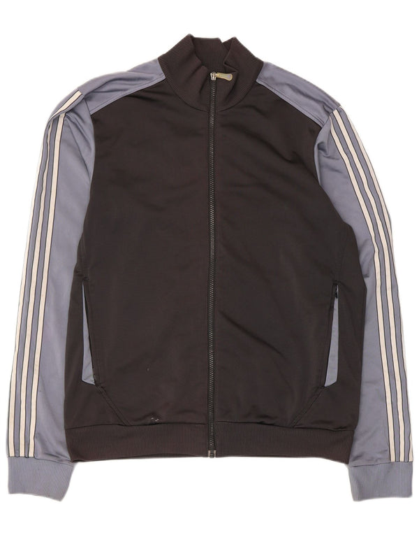 Adidas - Chaqueta de chándal para hombre, talla 40/42, color negro mediano