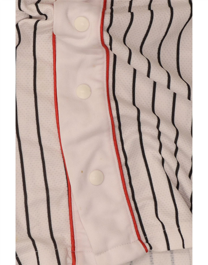 Starter Camiseta De Jersey Con Estampado Gráfico Para Hombre Poliéster A Rayas Blancas Pequeñas