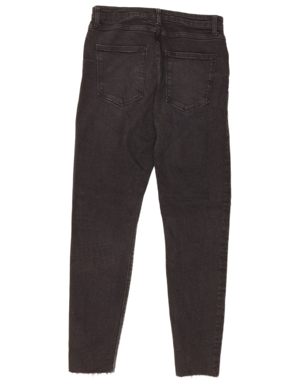 Zara Vaqueros pitillo para mujer EU 40 Medium W30 L27 Algodón negro