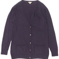 Gap - Cárdigan para mujer, talla 40, nailon azul marino mediano
