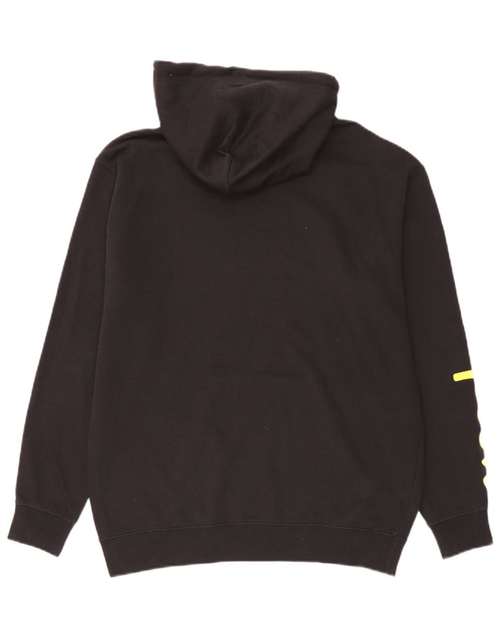Champion Sudadera Con Capucha Gráfica Para Hombre Jersey Pequeño Negro