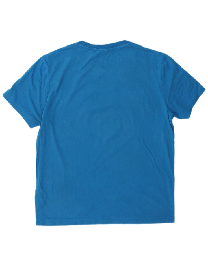 Champion Camiseta Gráfica Para Hombre Top Algodón Azul Medio