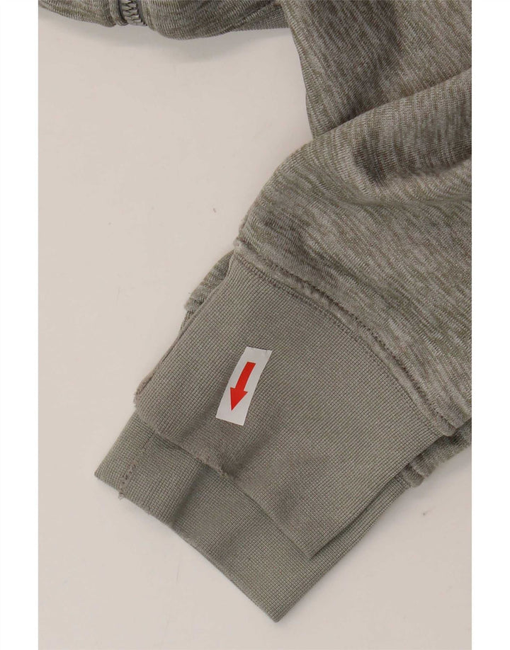 Jordan - Sudadera con capucha y cremallera para hombre, poliéster, color gris medio