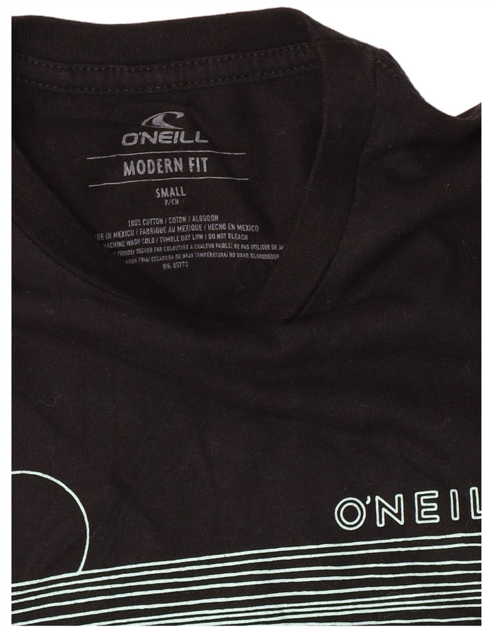 O'Neill Camiseta gráfica de ajuste moderno para hombre Top pequeño de algodón negro