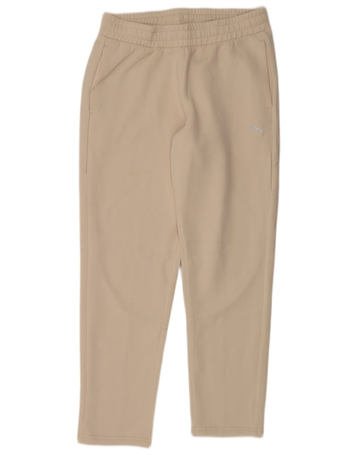 Pantalones de chándal PUMA para hombre de algodón beige medio