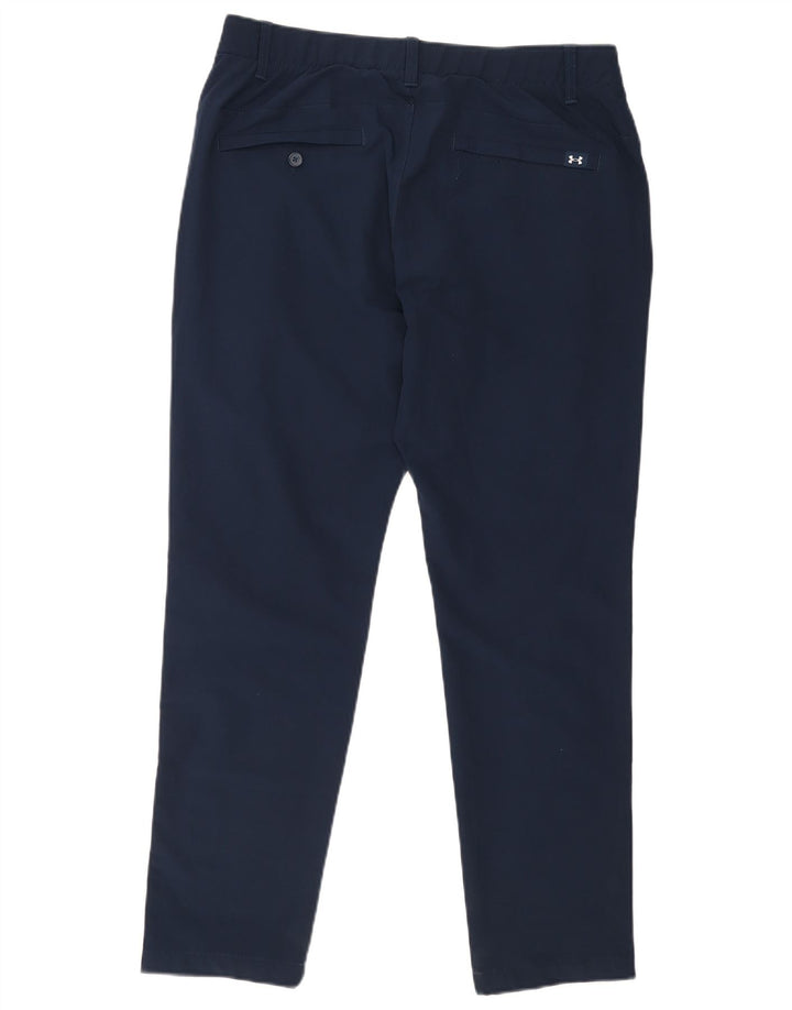 Under Armour Pantalón chino ajustado para hombre W36 L30 Azul marino