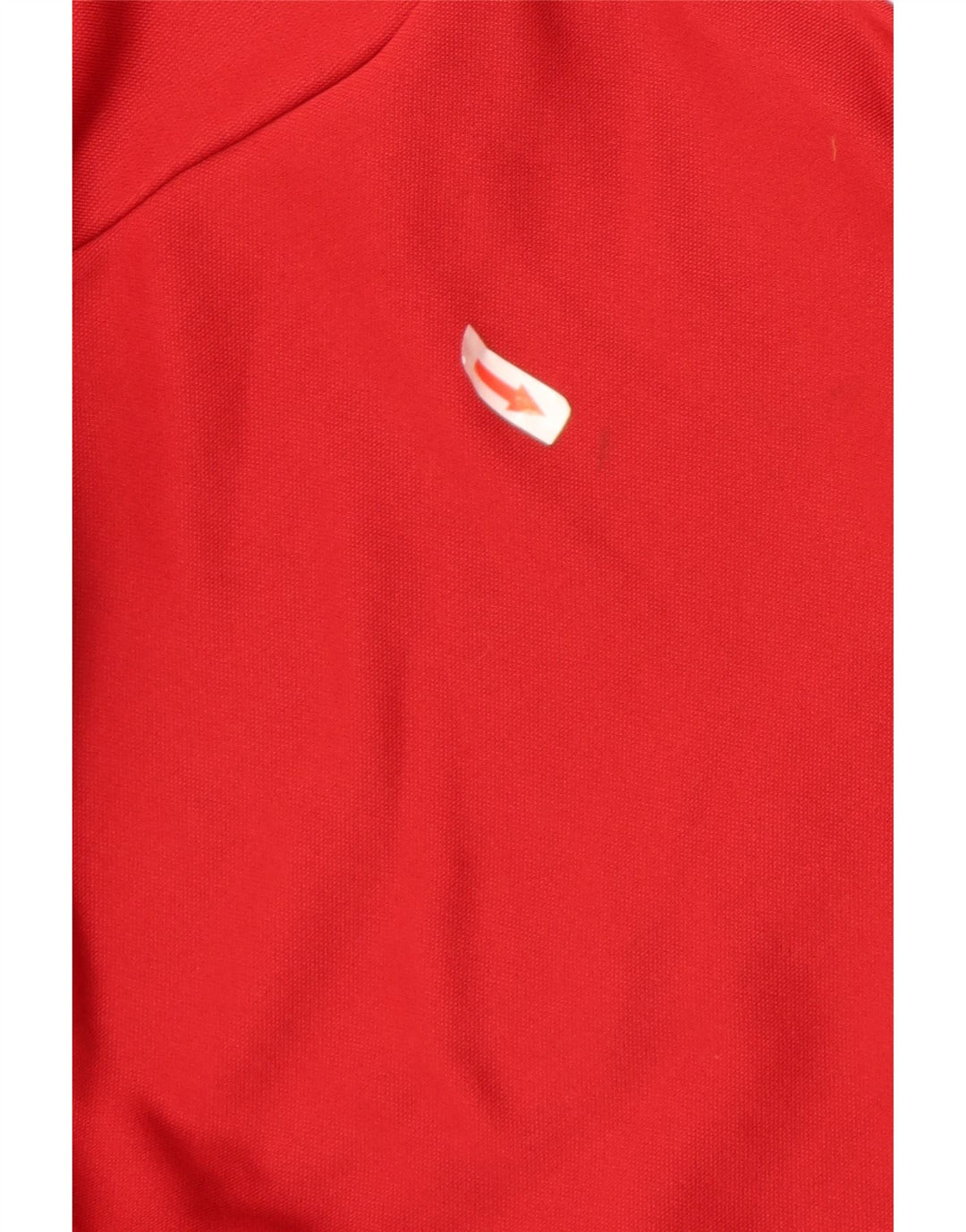 Adidas - Chaqueta de chándal para mujer, talla 12/14, poliéster rojo mediano