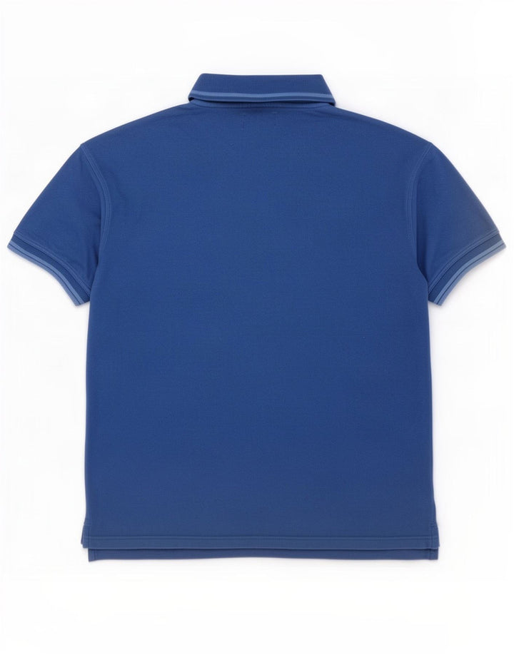 Polo Lee Hombre De Algodón Azul Medio