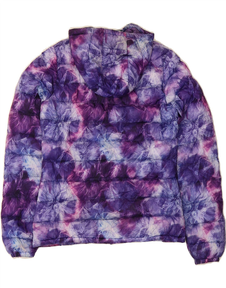 MOUNTAIN WAREHOUSE Womens Padded Jacket UK 8 Small Multicoloured Tie Dye Vintage Mountain Warehouse and Second-Hand Mountain Warehouse from Messina Hembry 