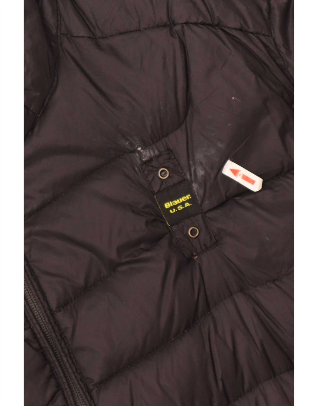 Blauer Chaqueta acolchada para hombre UK 44 2XL Poliamida negra