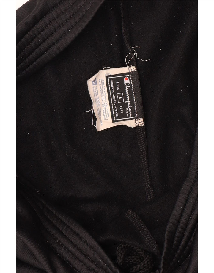 CHAMPION Pantalones de chándal con estampado gráfico para hombre Poliéster negro pequeño