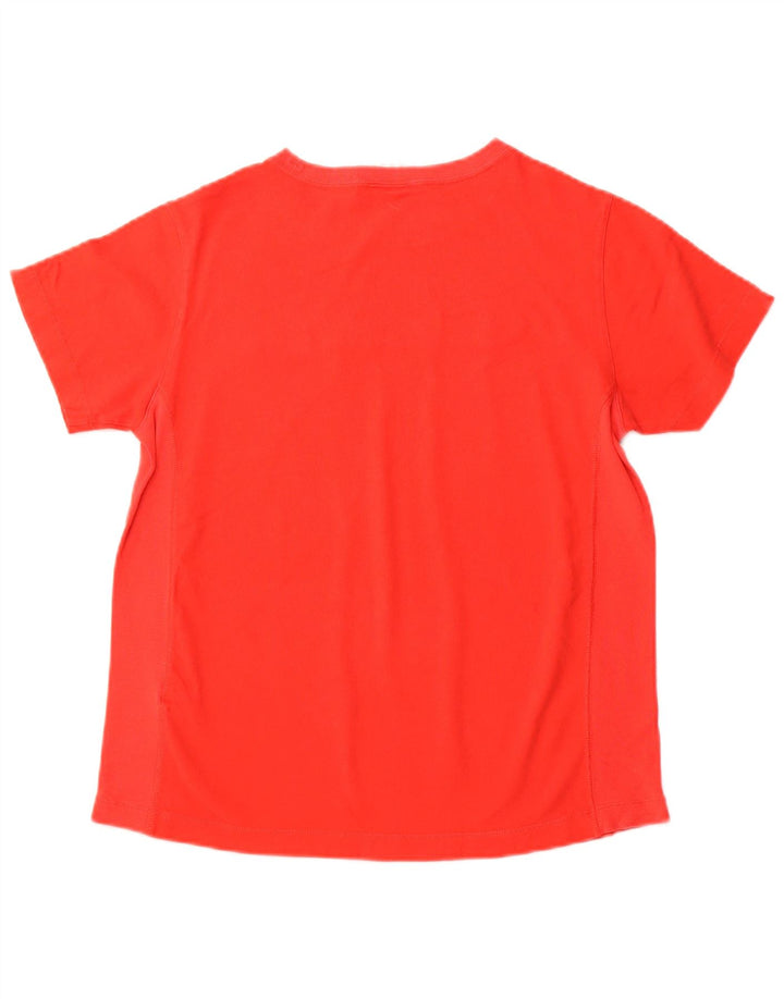 CHAMPION Camiseta gráfica para mujer Top UK 12 Medium Red Cotton