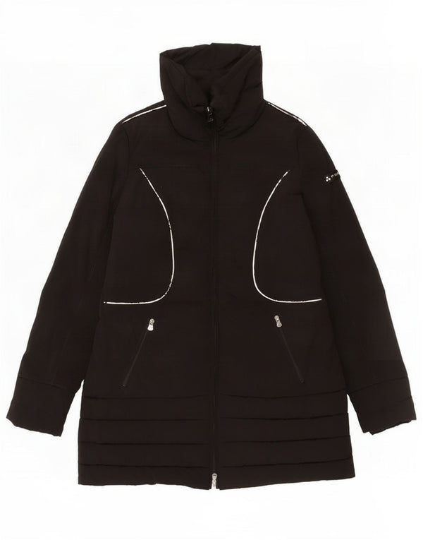PEUTEREY Abrigo acolchado para mujer IT 46 Large Nylon negro