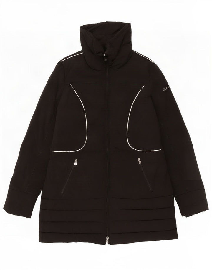 PEUTEREY Abrigo acolchado para mujer IT 46 Large Nylon negro
