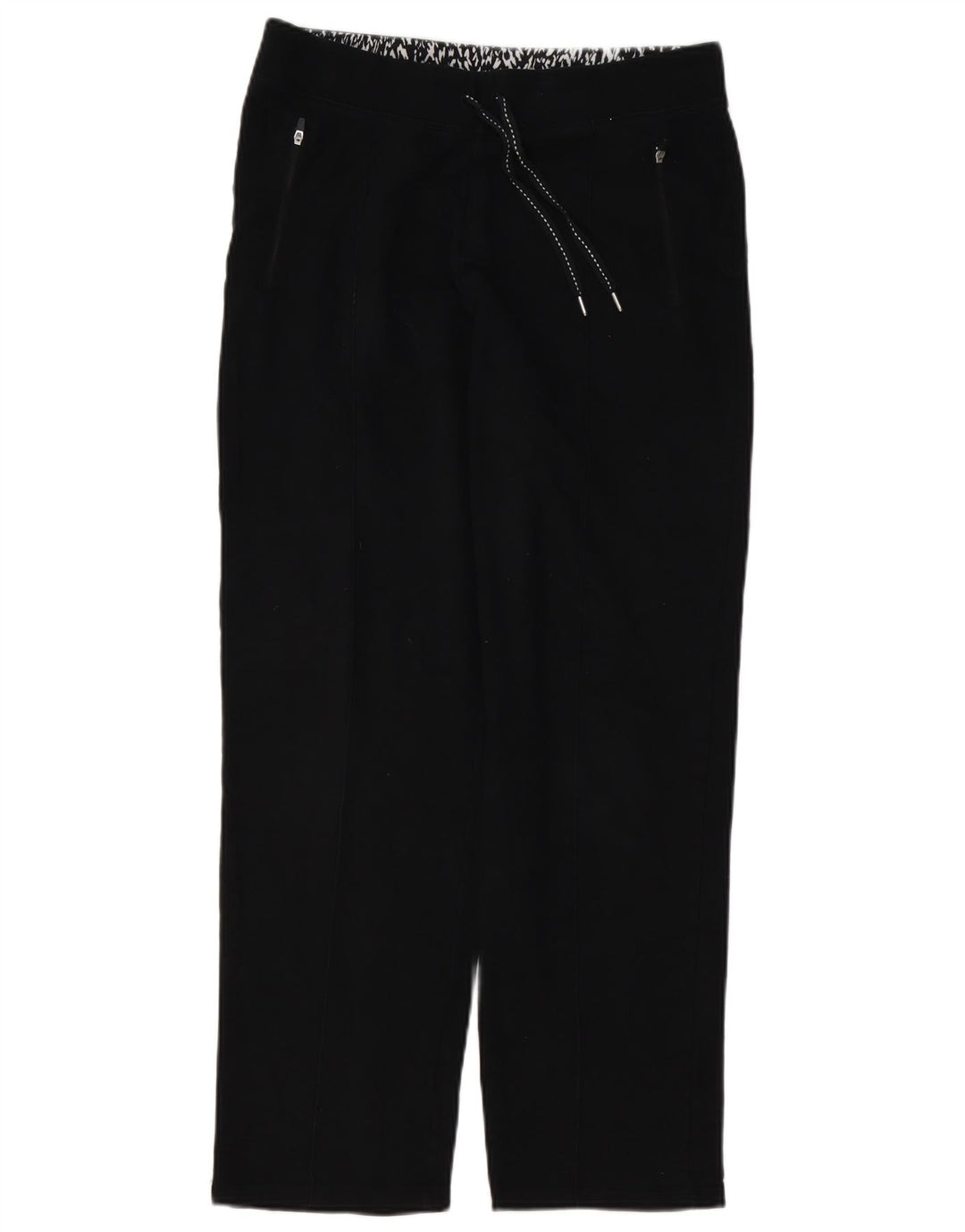 MARKS & SPENCER Pantalones de chándal para mujer UK 40 Mediano Algodón negro