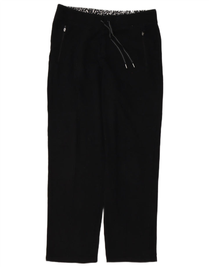 MARKS & SPENCER Pantalones de chándal para mujer UK 40 Mediano Algodón negro