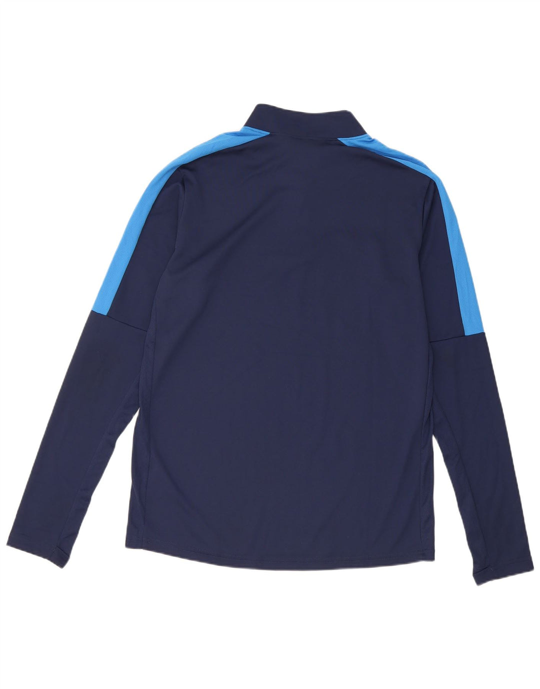 Camiseta de chándal Nike Dri Fit para hombre con bloques de color azul marino mediano