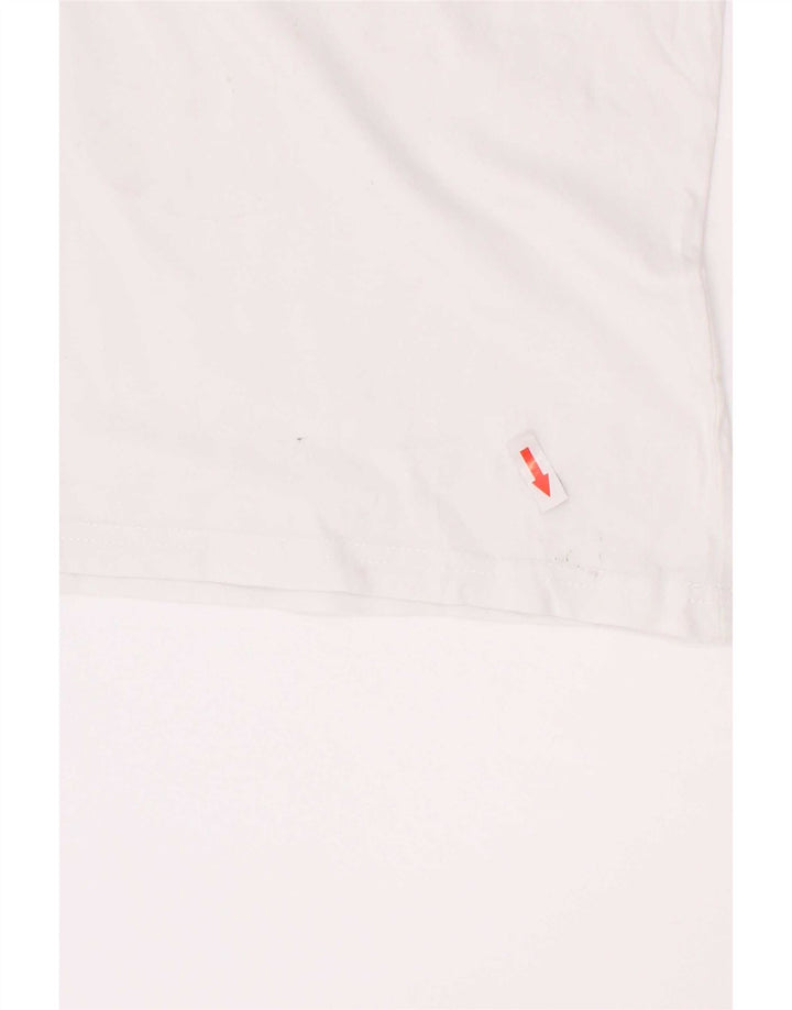 Kappa Camiseta gráfica para niños 11-12 años Blanco