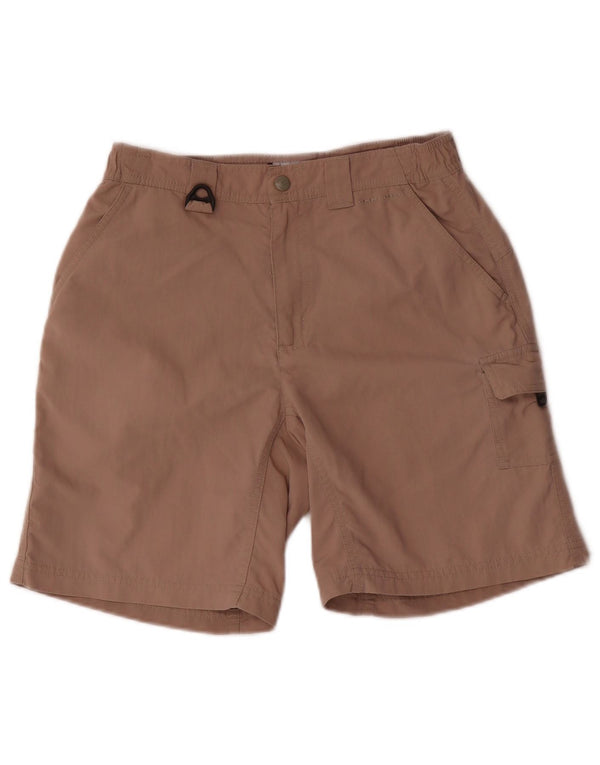 Columbia Shorts Cargo Mujer Pequeños W26 Nylon Beige