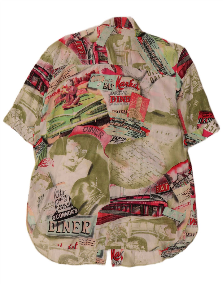 VERSE Blusa camisera gráfica para mujer EU 40 Medium Multicolor Patchwork