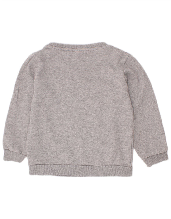 Adidas Boys Graphic Sudadera Jumper 2-3 años Gris Algodón