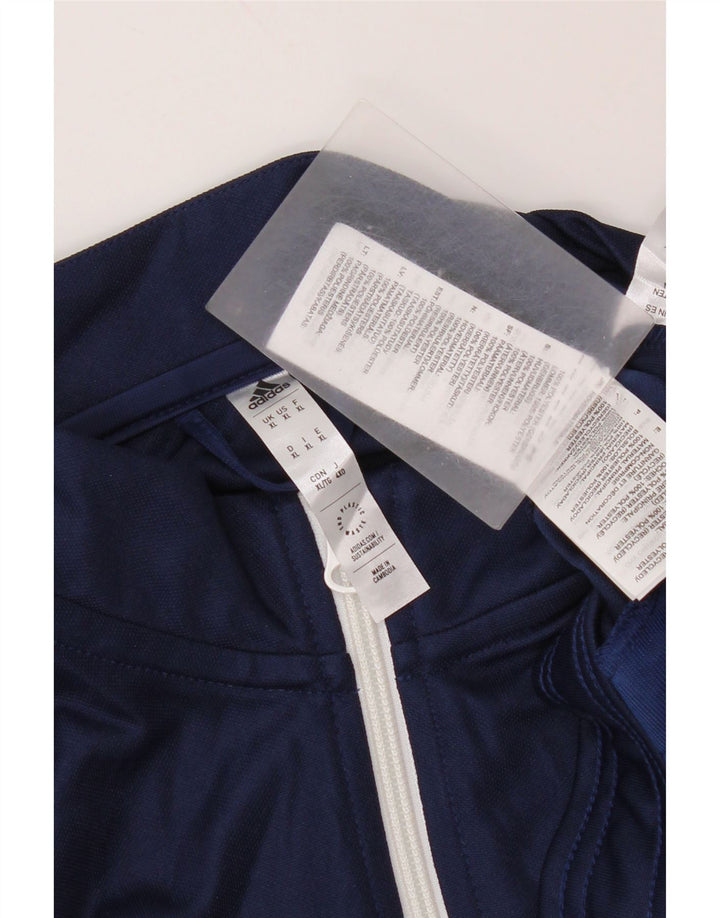 Adidas Hombre Aeroready Chándal Top Chaqueta XL Azul Marino Poliéster