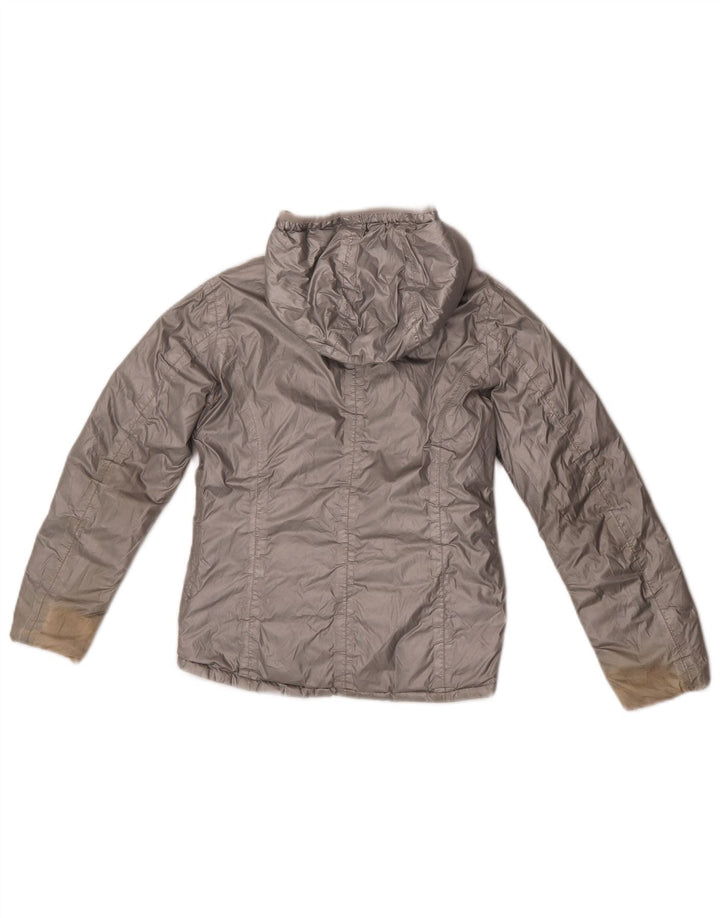 K-Way Chaqueta Acolchada Reversible Niña 9-10 Años Plata Poliéster
