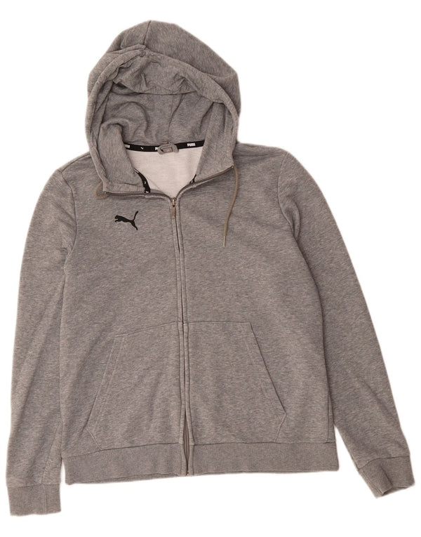 PUMA Sudadera con capucha y cremallera para mujer UK 18 XL Algodón gris