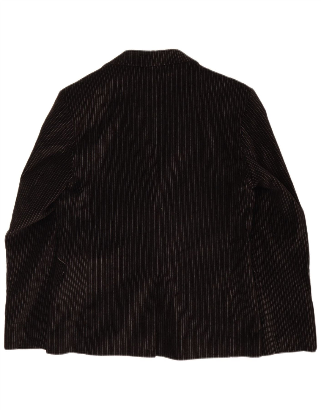 Vincent Traje de 2 piezas con 2 botones para hombre IT 48 Medium W30 L32 Black Pinstripe