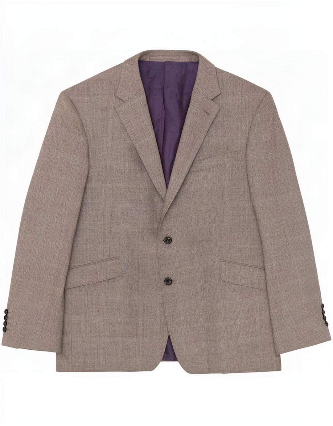 Marks & Spencer Chaqueta tipo blazer de 2 botones para hombre UK 44 XL Lana a cuadros gris