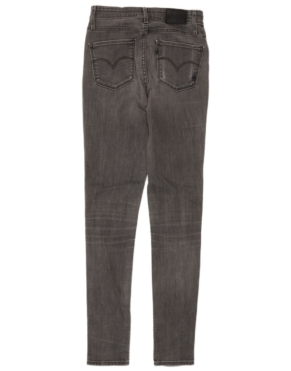 Vaqueros pitillo Levi's para mujer W26 L34 Algodón gris